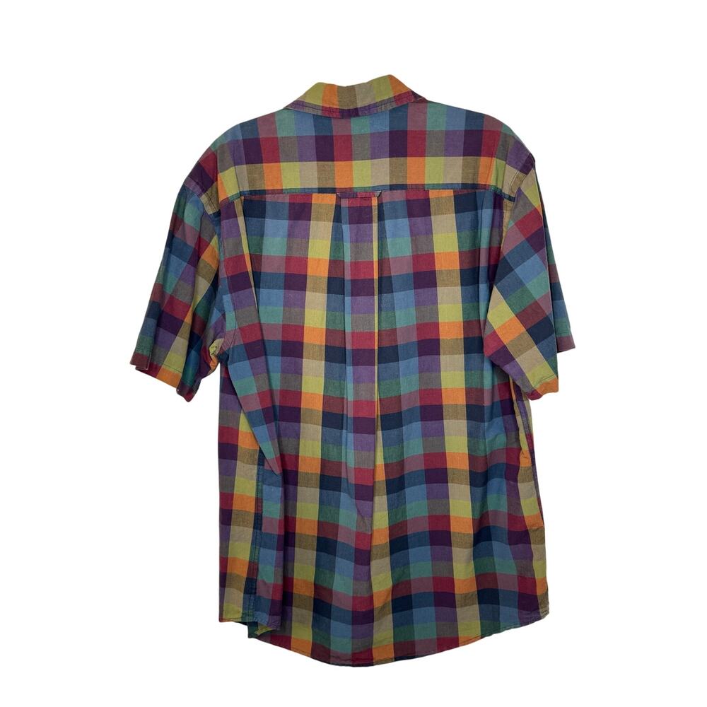 Orvis Mens Short Sleeve Casual Woven Shirt with Chest Pocket size Large - Picture 2 of 3